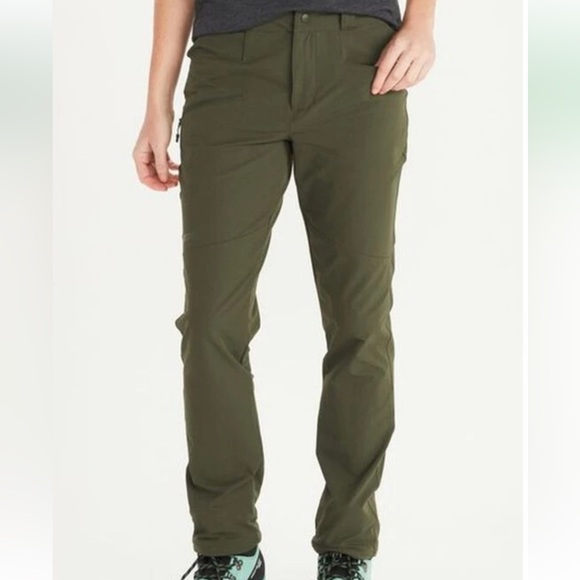 Marmot Pants - Marmot Hiking Pants in Crocodile Green